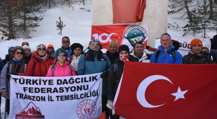 Zigana Dağı'nda 17 yıl önceki çığda hayatını kaybeden 10 dağcı anıldı