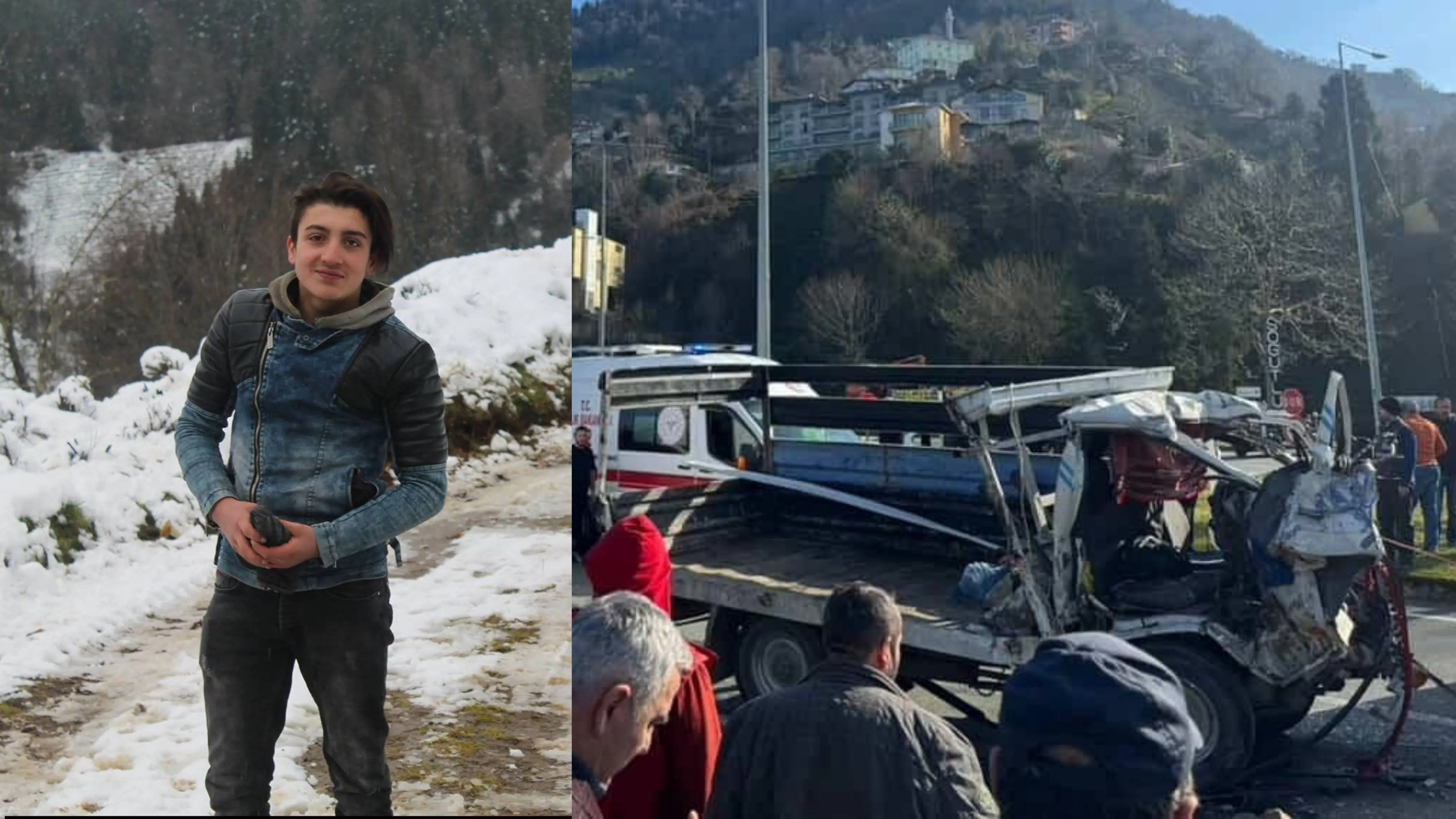 Rize'de trafik kazasında 1 kişi öldü, 2 kişi yaralandı