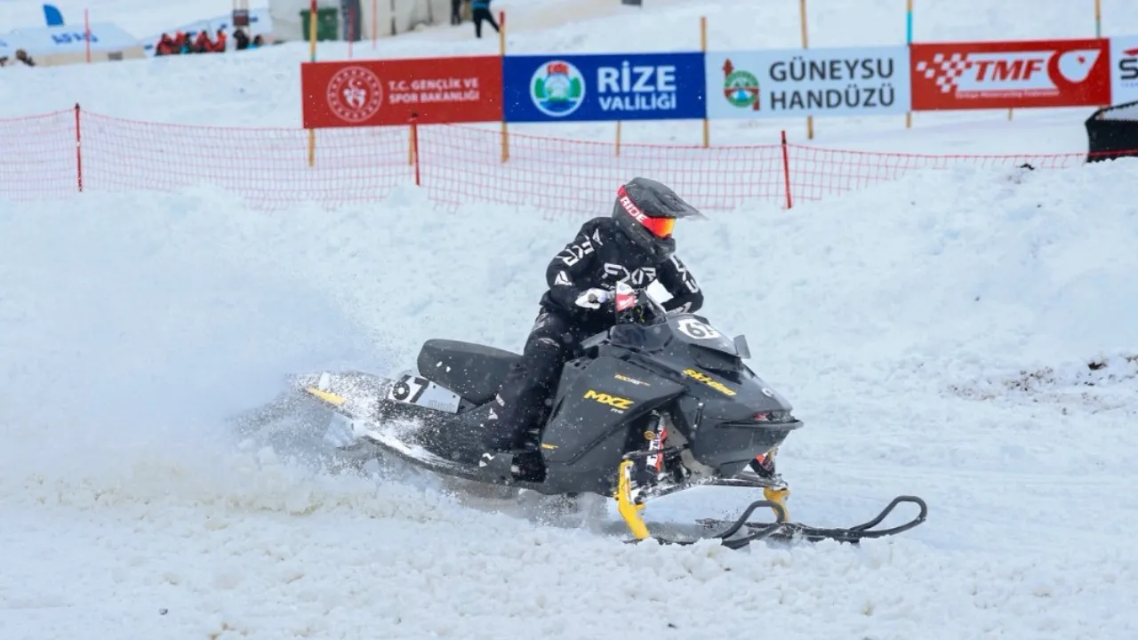 Rize'de, Dünya Kar Motosikleti Şampiyonası'nın takvimi uzadı