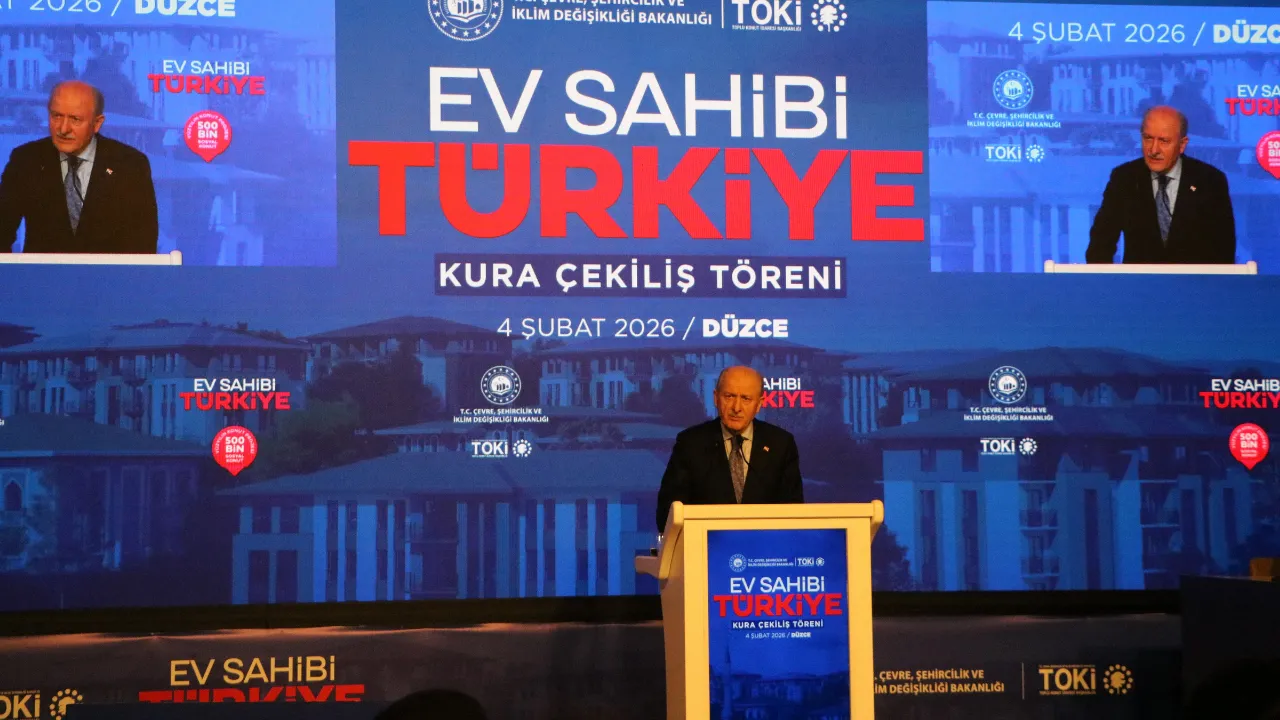 Düzce’de yapılacak 2 bin 470 sosyal konutun kurası törenle çekildi