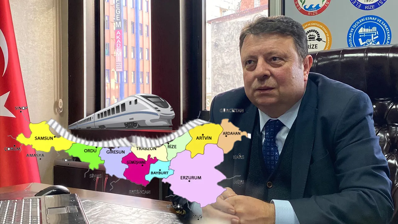 Adem Tornacı’dan demiryolu hattı tepkisi: Lojistik için en doğru hat Erzurum–Rize olmalı
