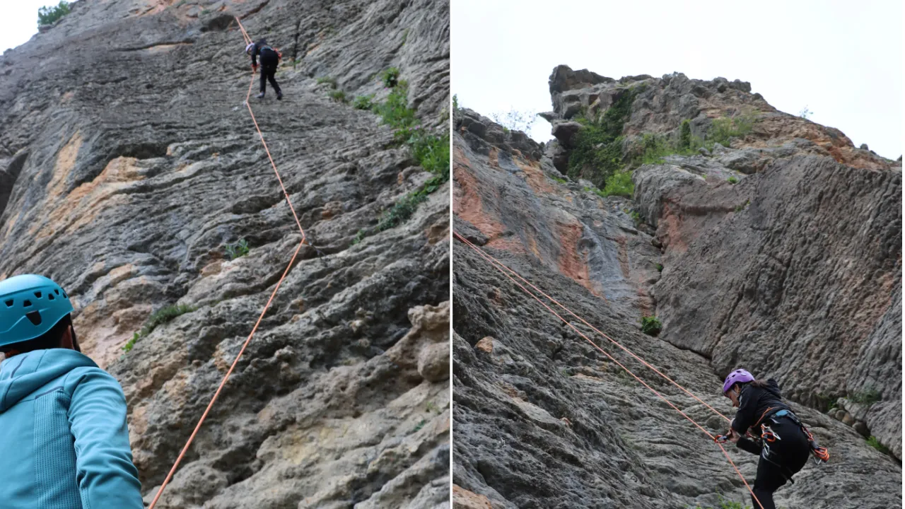 Trabzon'daki Şahinkaya, uluslararası tırmanış rotalarıyla öne çıkıyor