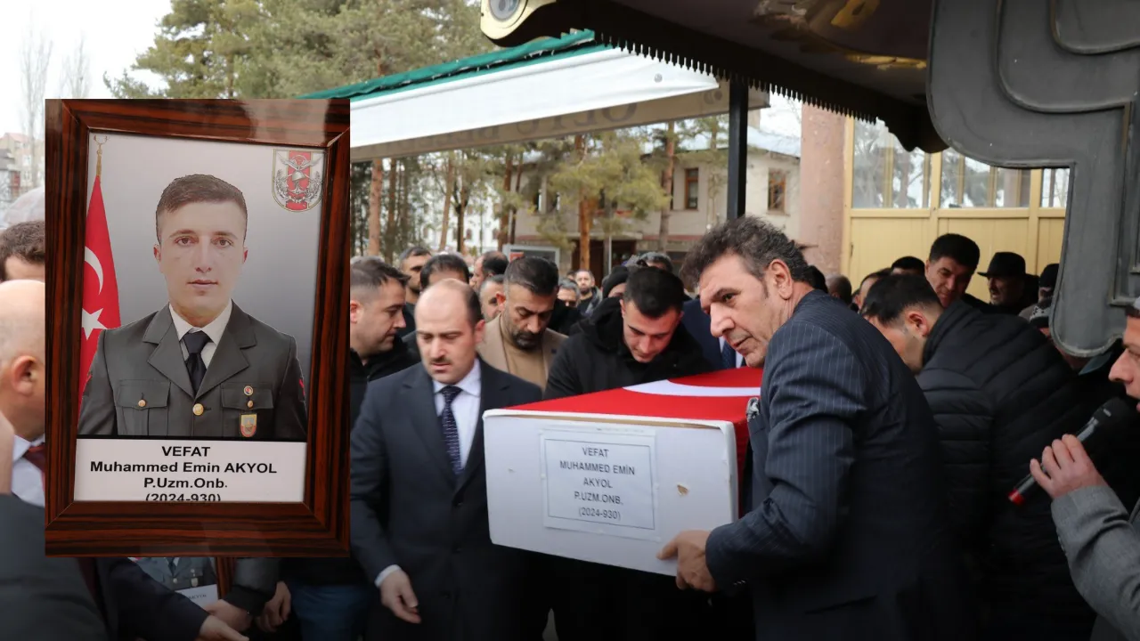 Uzman Çavuş Muhammet Emin Akyol, son yolculuğuna uğurlandı