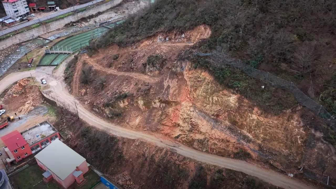 Doğankent'te heyelan riski olan bölgede çalışma yapılacak