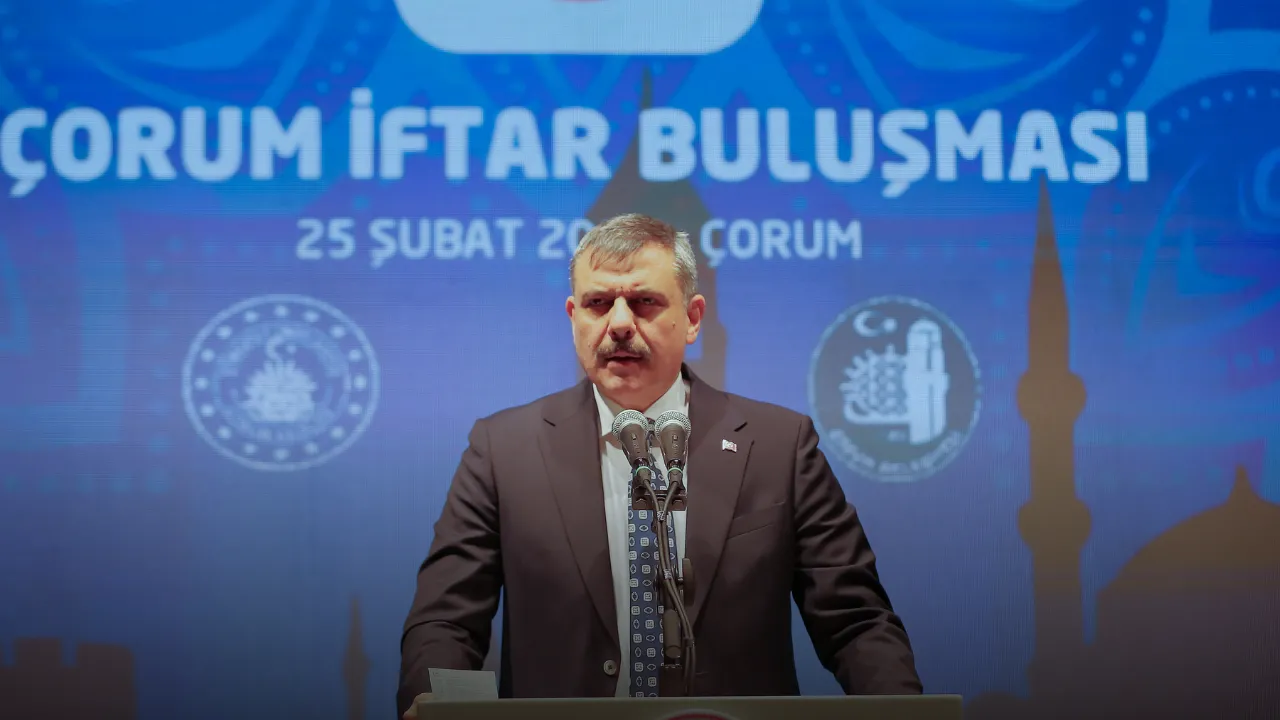 İçişleri Bakanı Çiftçi, Çorum'da konuştu