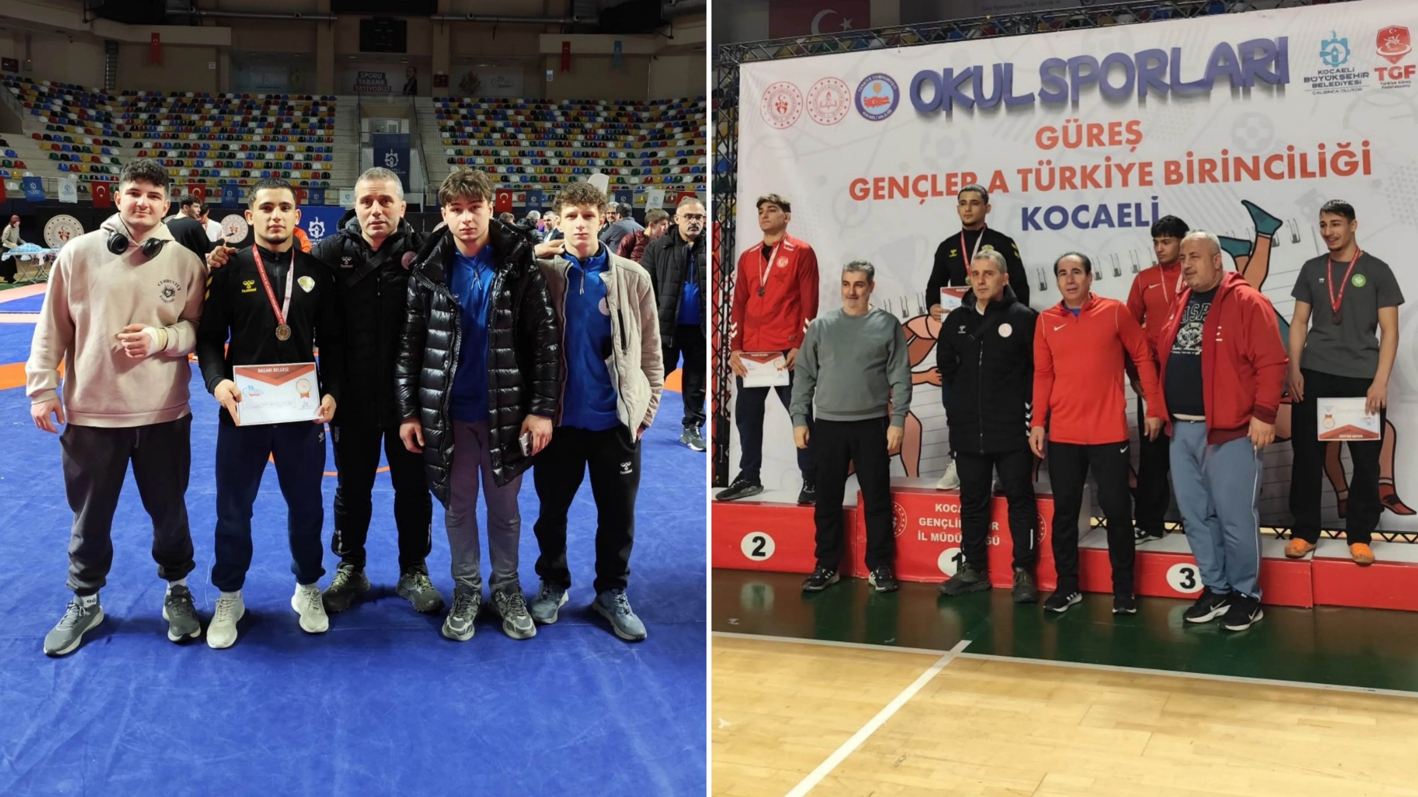 Rizeli genç güreşçi Türkiye şampiyonu oldu