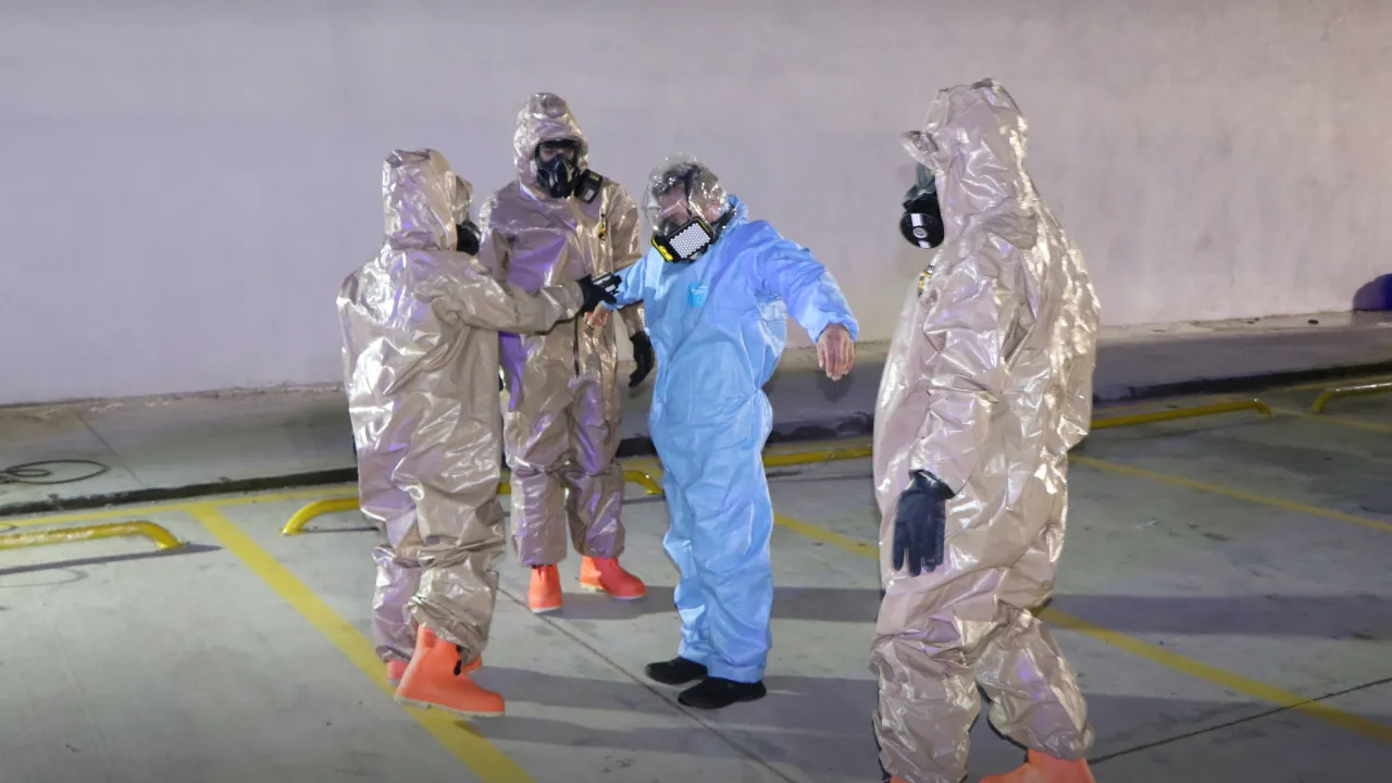 Samsun’a yeni kurulan Şehir Hastanesi’nde KBRN tatbikatı