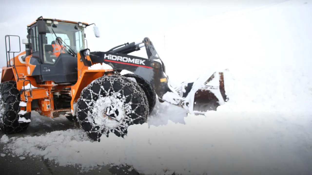 Ordu'da karla mücadele çalışmaları devam ediyor