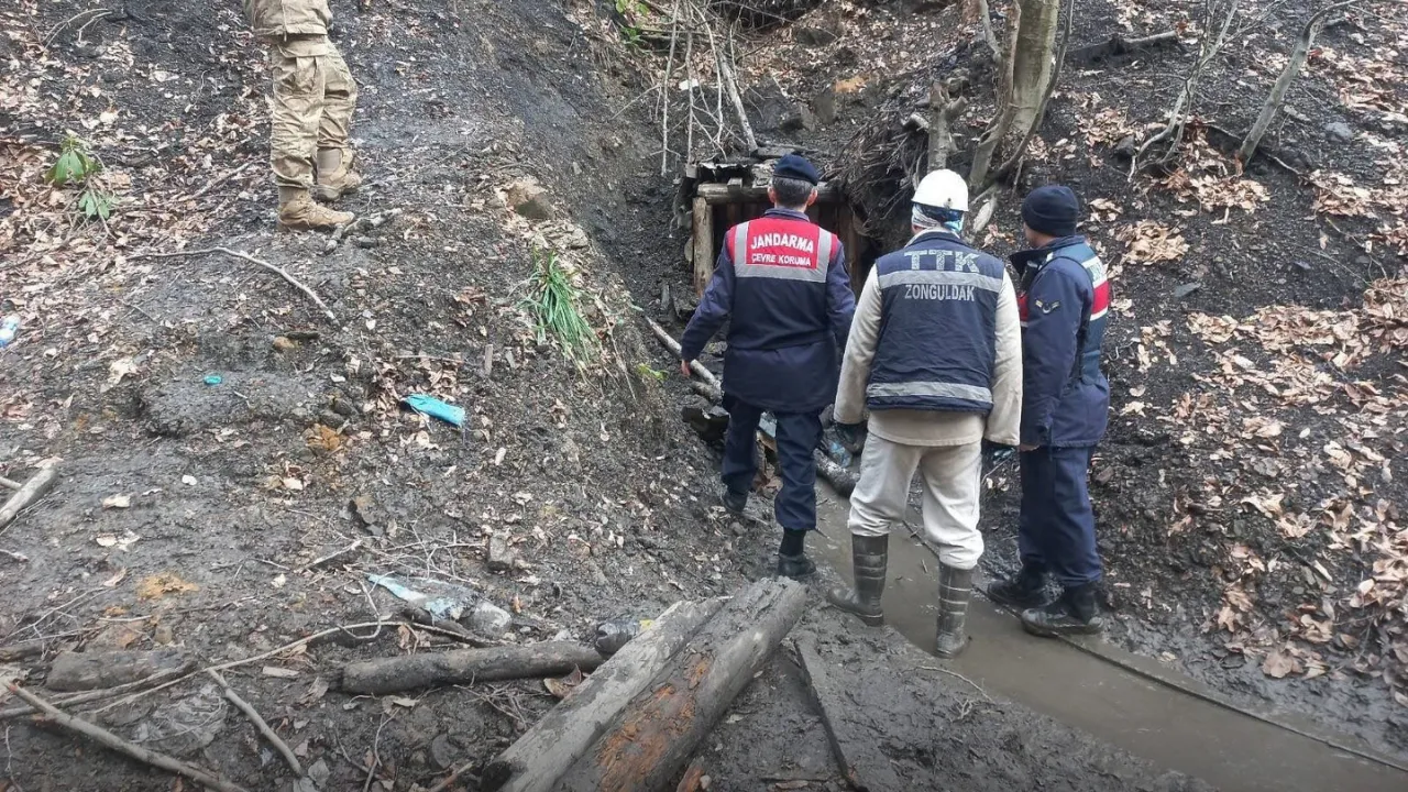 Zonguldak'ta 9 kaçak maden ocağı imha edildi
