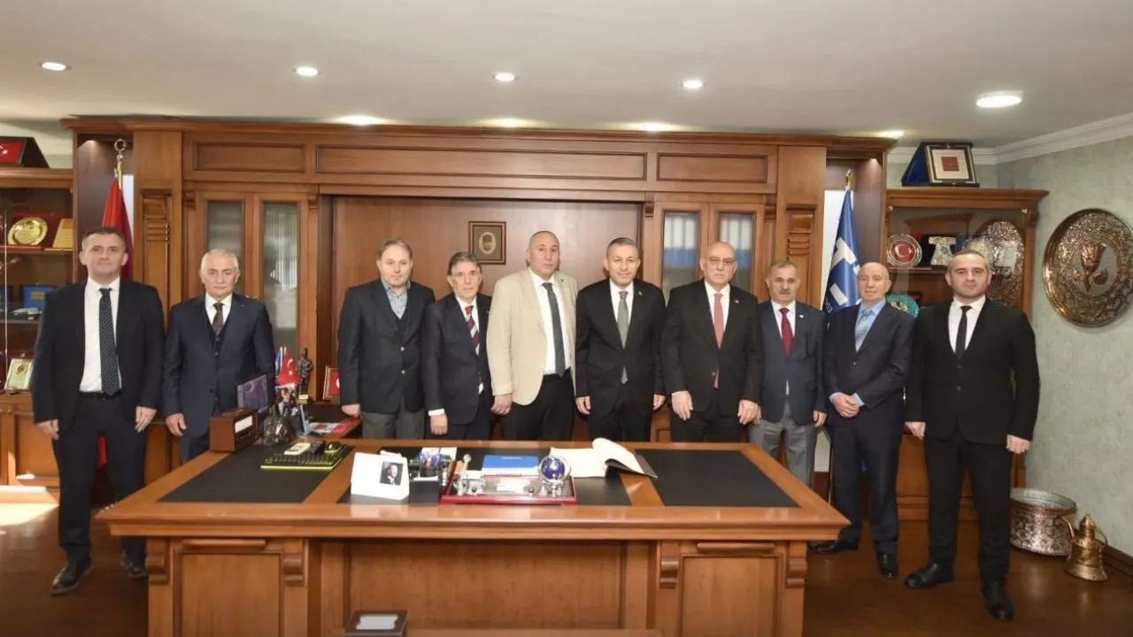 Trabzon Valisi Şahin'den TESOB'a ziyaret