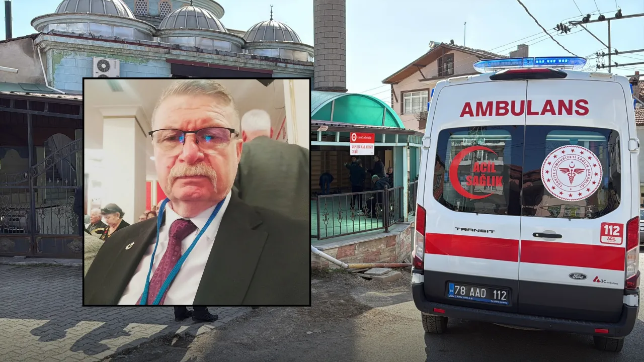 Cuma namazı sırasında rahatsızlanıp öldü