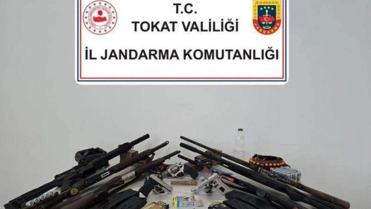 Tokat’ta silah kaçakçılığı operasyonu: 11 gözaltı
