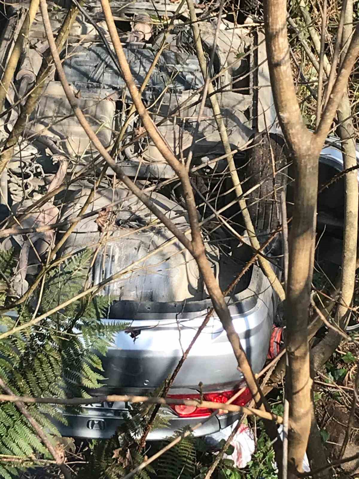 Trabzon’da trafik kazası: 2 yaralı