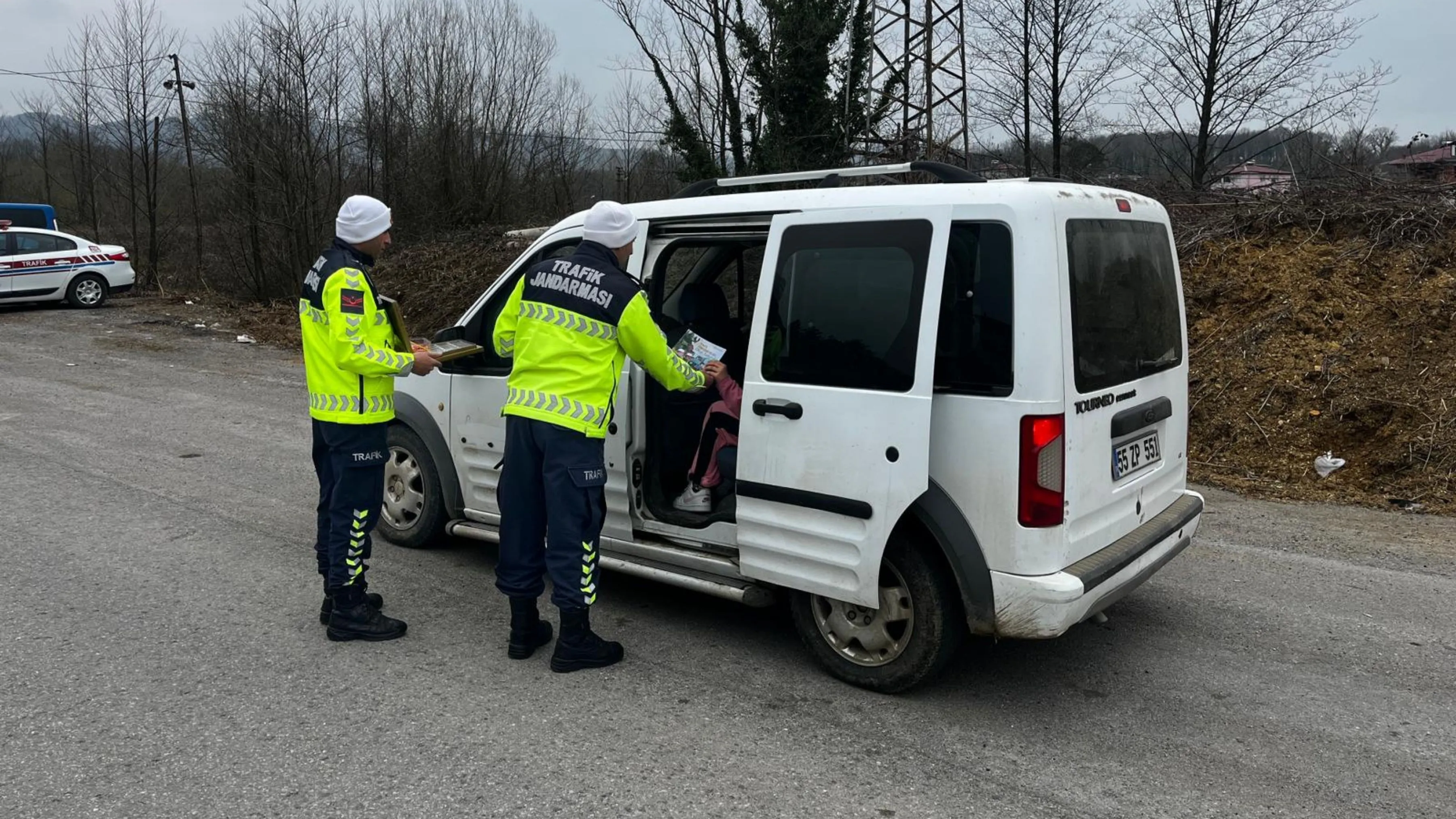 Salıpazarı'nda trafik uygulaması yapıldı