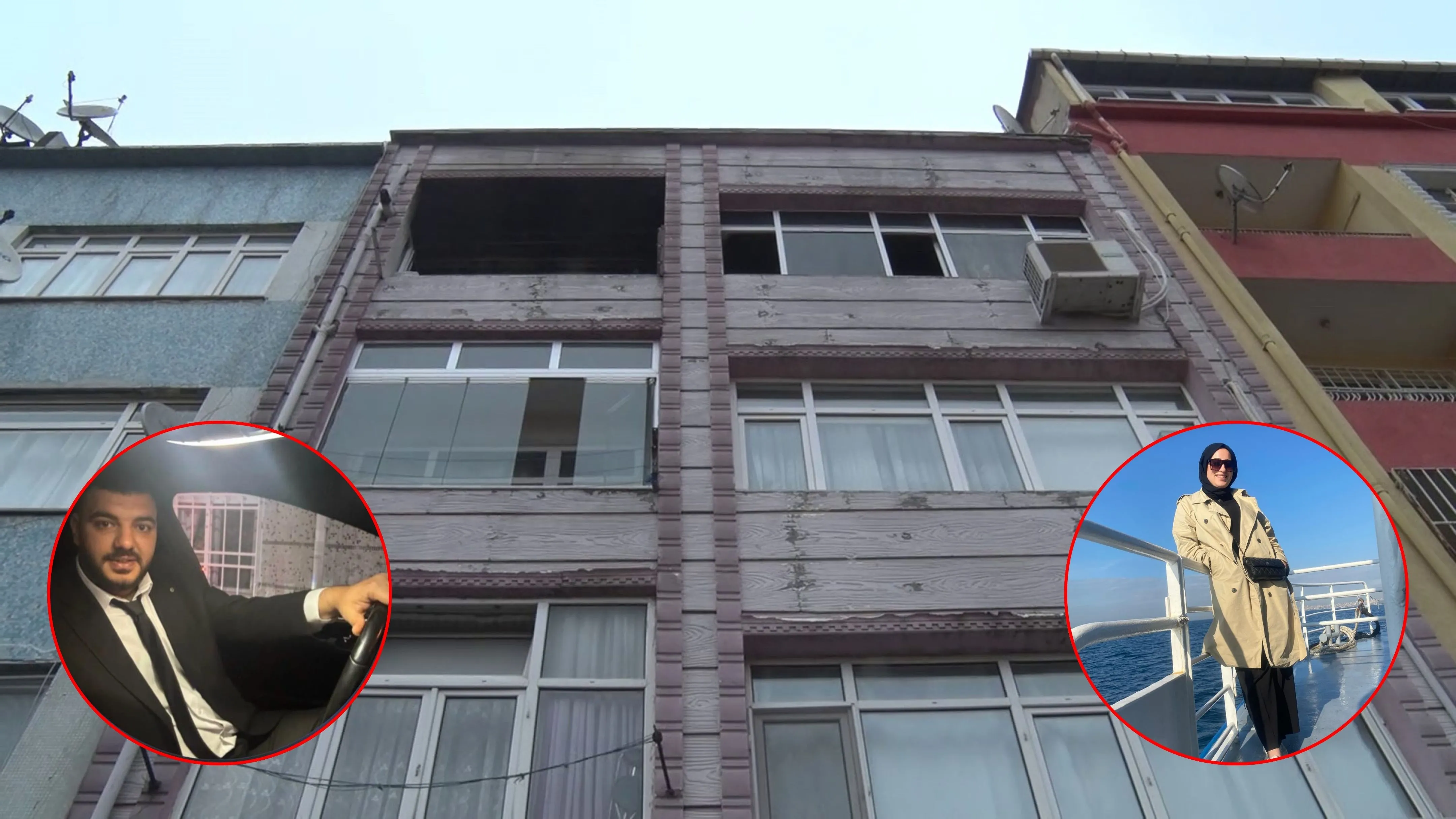 Eşini öldürüp evi ateşe verdi