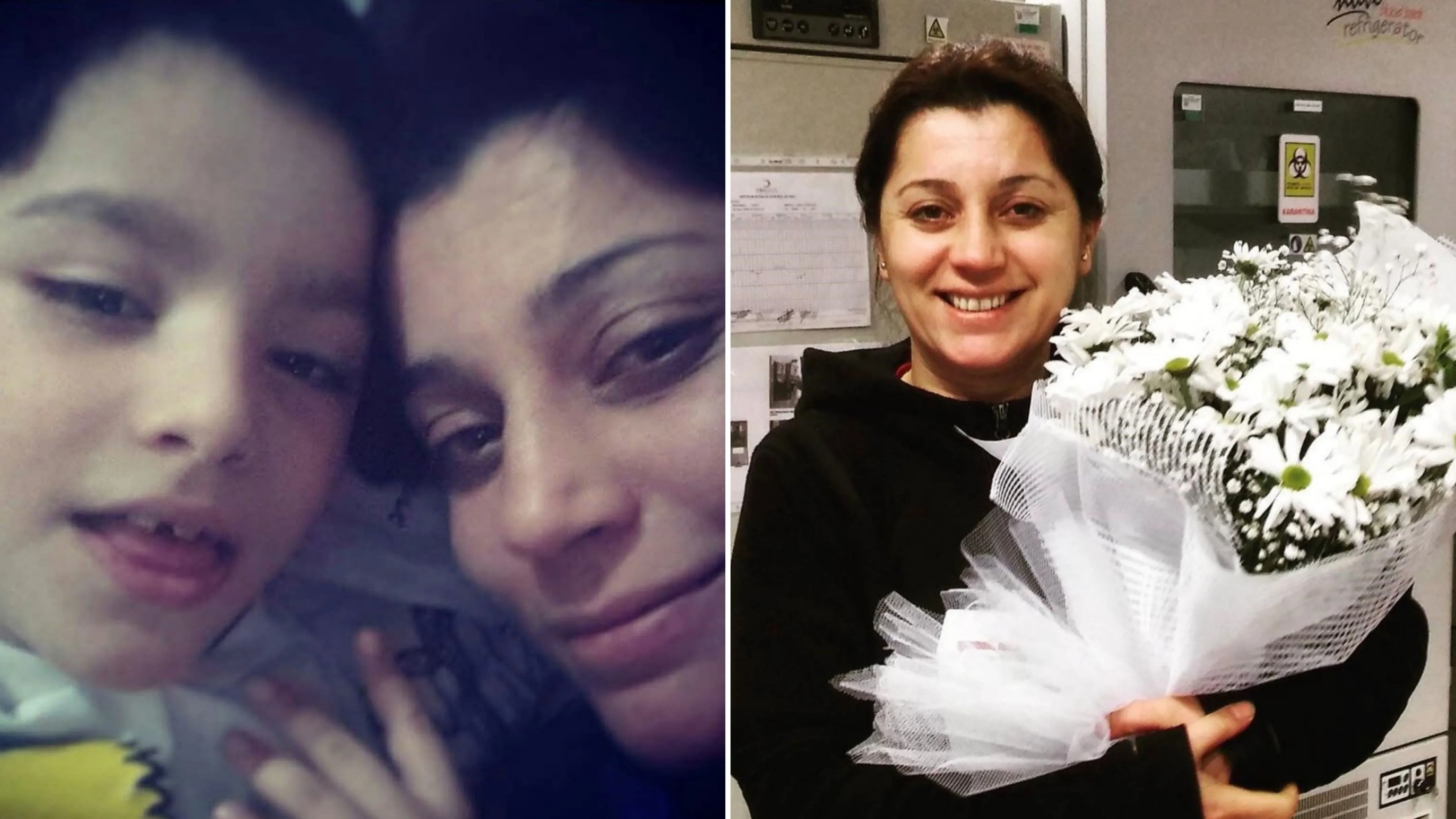 Spor salonunda fenalaşan hemşire, 9 ay önce ölen oğlunun yanına defnedildi