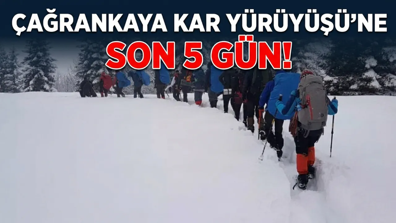 16. Çağrankaya Kar Yürüyüşü’ne Son 5 Gün!