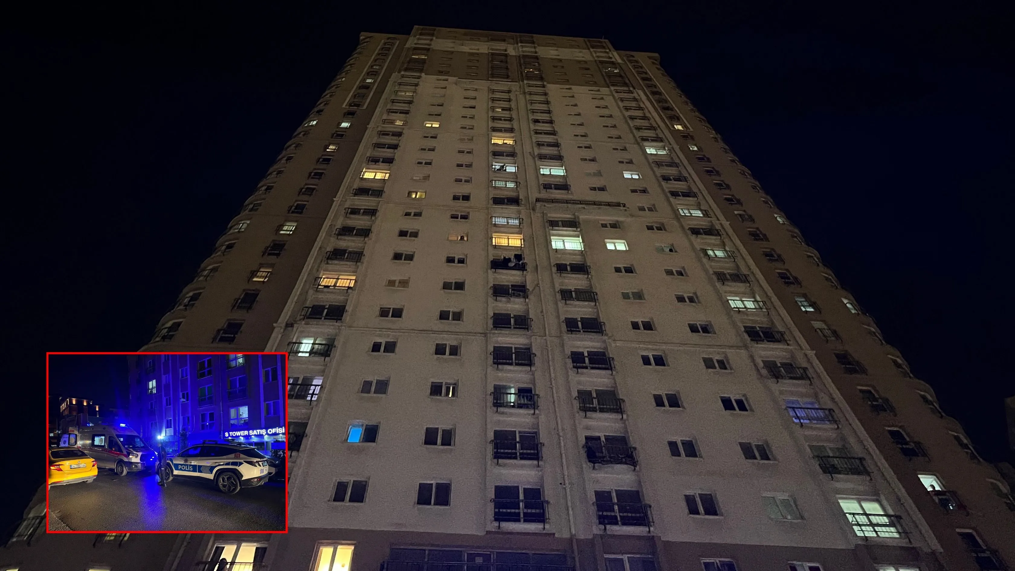 Siteden düşen yabancı uyruklu kadın hayatını kaybetti