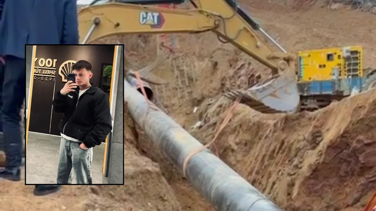 Doğal gaz çalışması sırasında toprak altında kalan 2 işçiden 1'i öldü