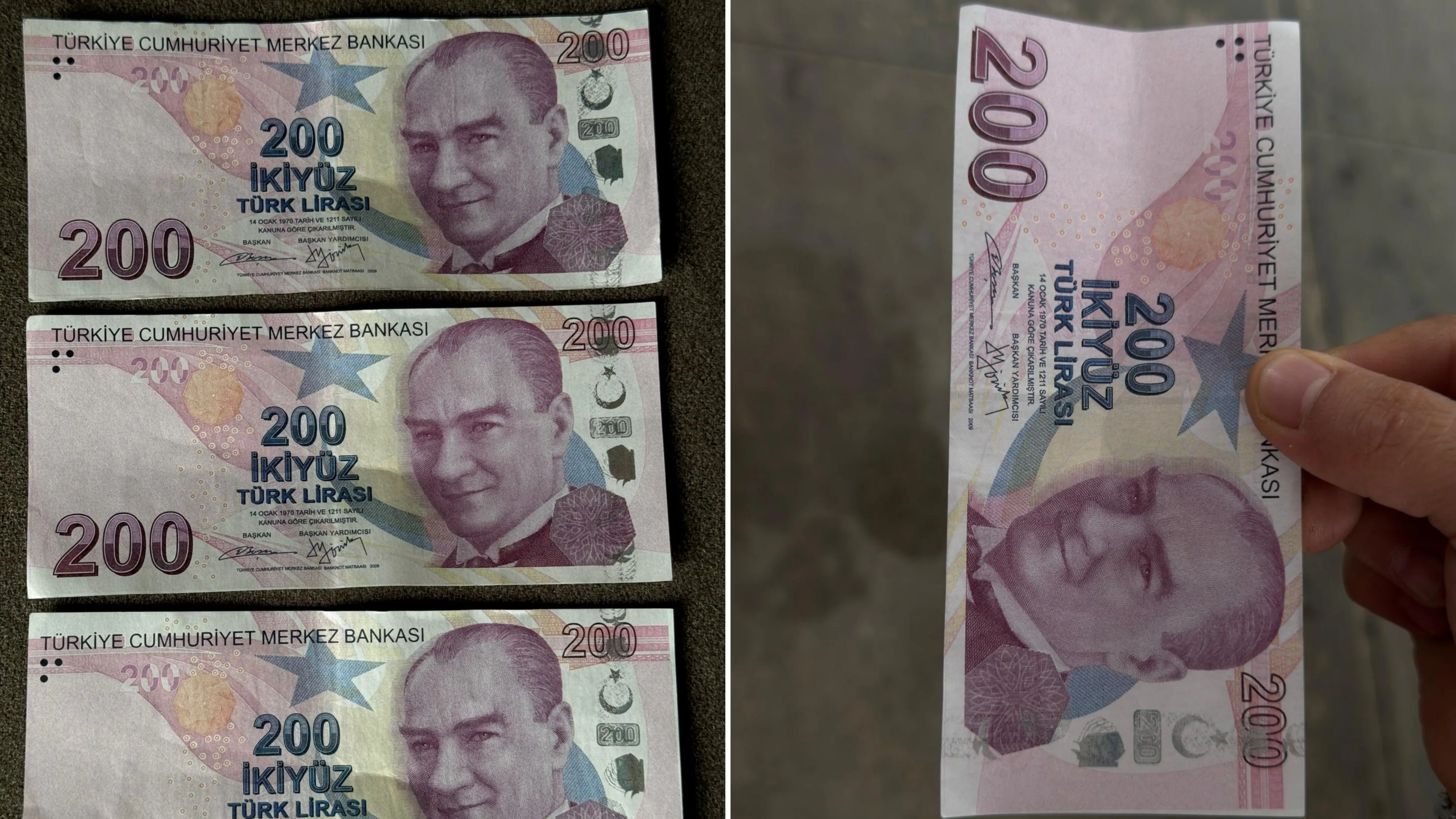 Rize’de sahte 200 TL alarmı! Esnaf ve vatandaşlara uyarı