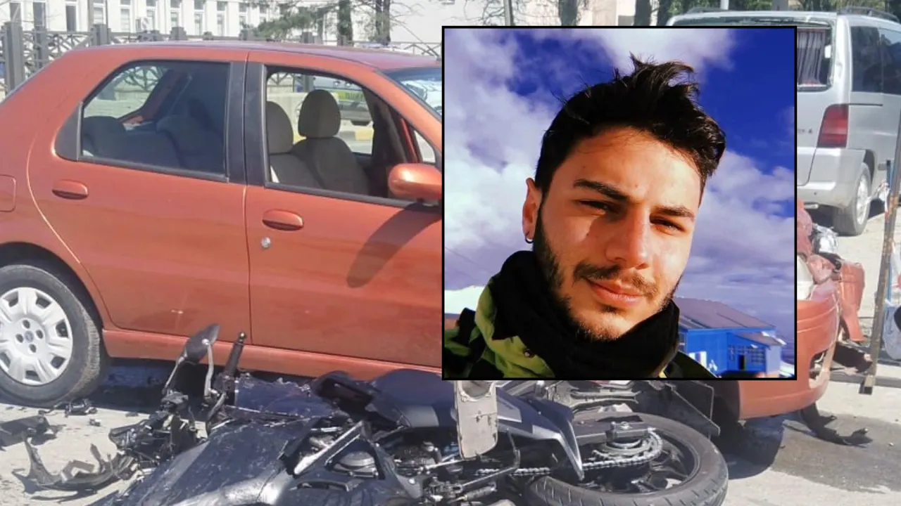 Otomobille çarpışan motosikletin sürücüsü öldü