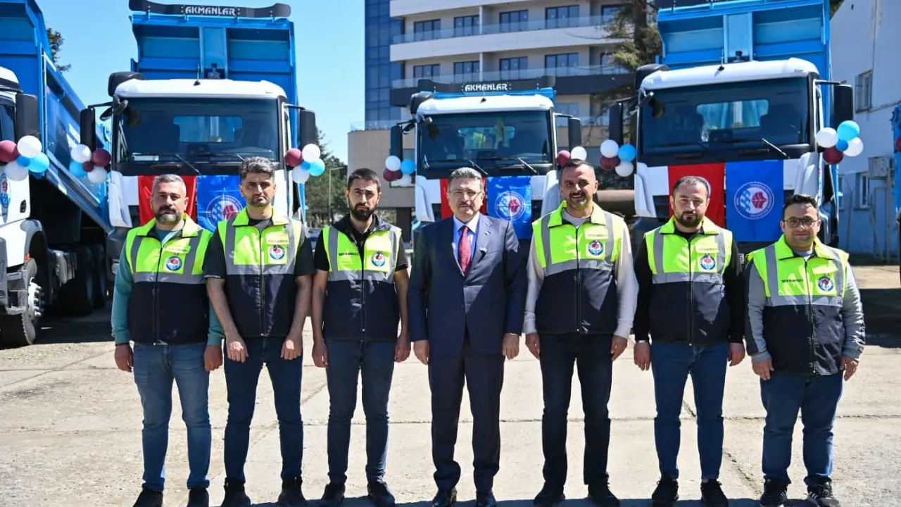 Trabzon Büyükşehir Belediyesi araç filosuna 46,5 milyonluk yatırım