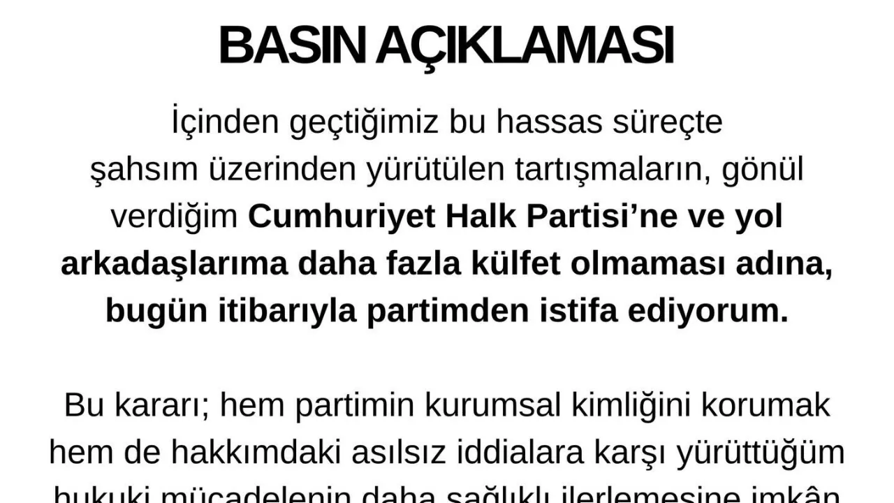 Hasbi Dede, CHP'den ihraç edildi 