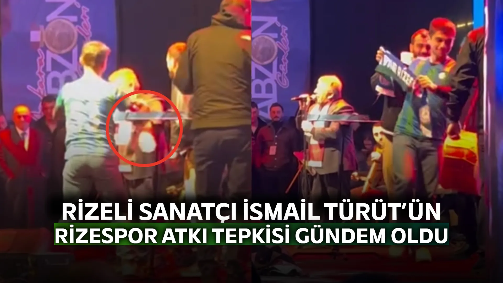 Rizeli Sanatçı İsmail Türüt’ün Rizespor Atkı Tepkisi Gündem Oldu