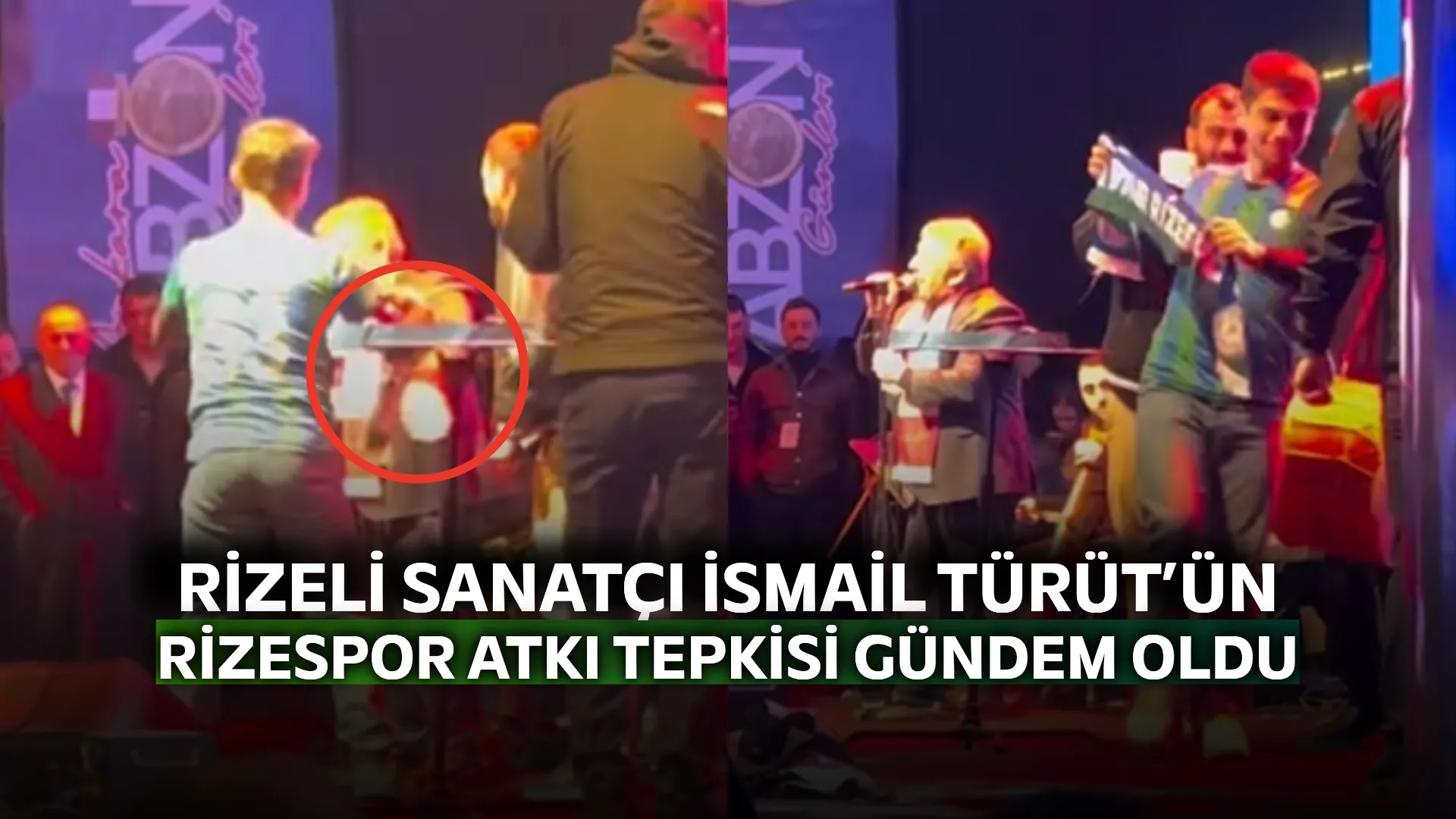 Rizeli Sanatçı İsmail Türüt’ün Rizespor Atkı Tepkisi Gündem Oldu