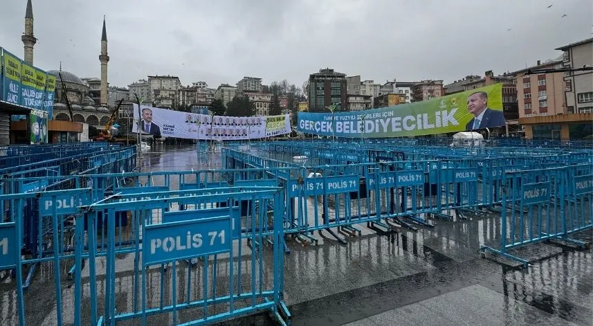 Rize’de miting günü: Cumhurbaşkanı Erdoğan geliyor