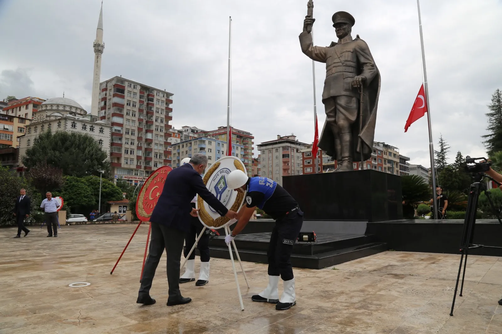 Atatürk'ün Rize'ye gelişinin 100. yıl dönümü törenle kutlandı