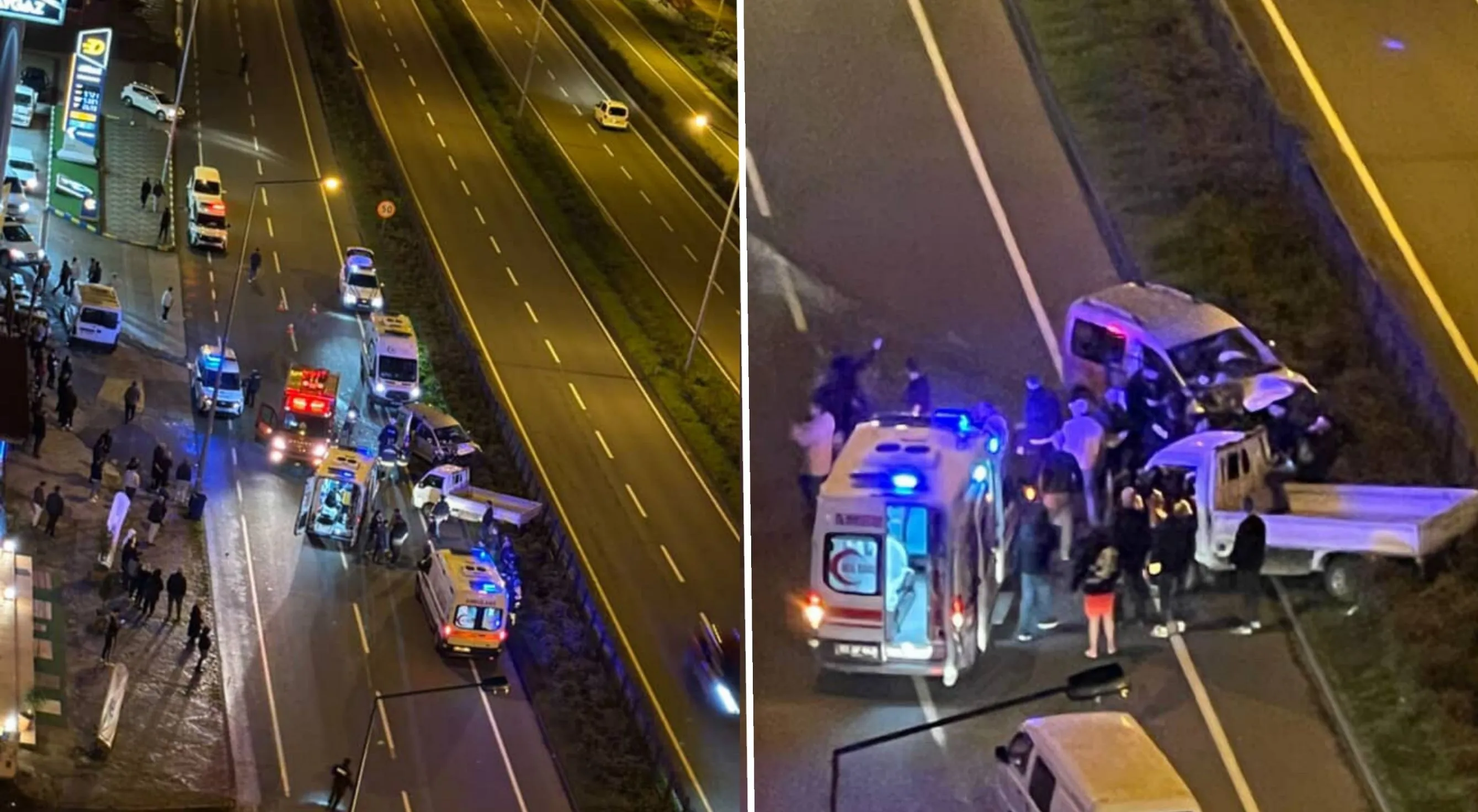 Rize’de trafik kazası: Yaralılar hastaneye kaldırıldı